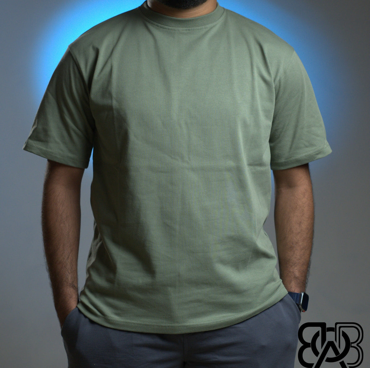 Oversized Heavyweight T-Shirt - Sage Green