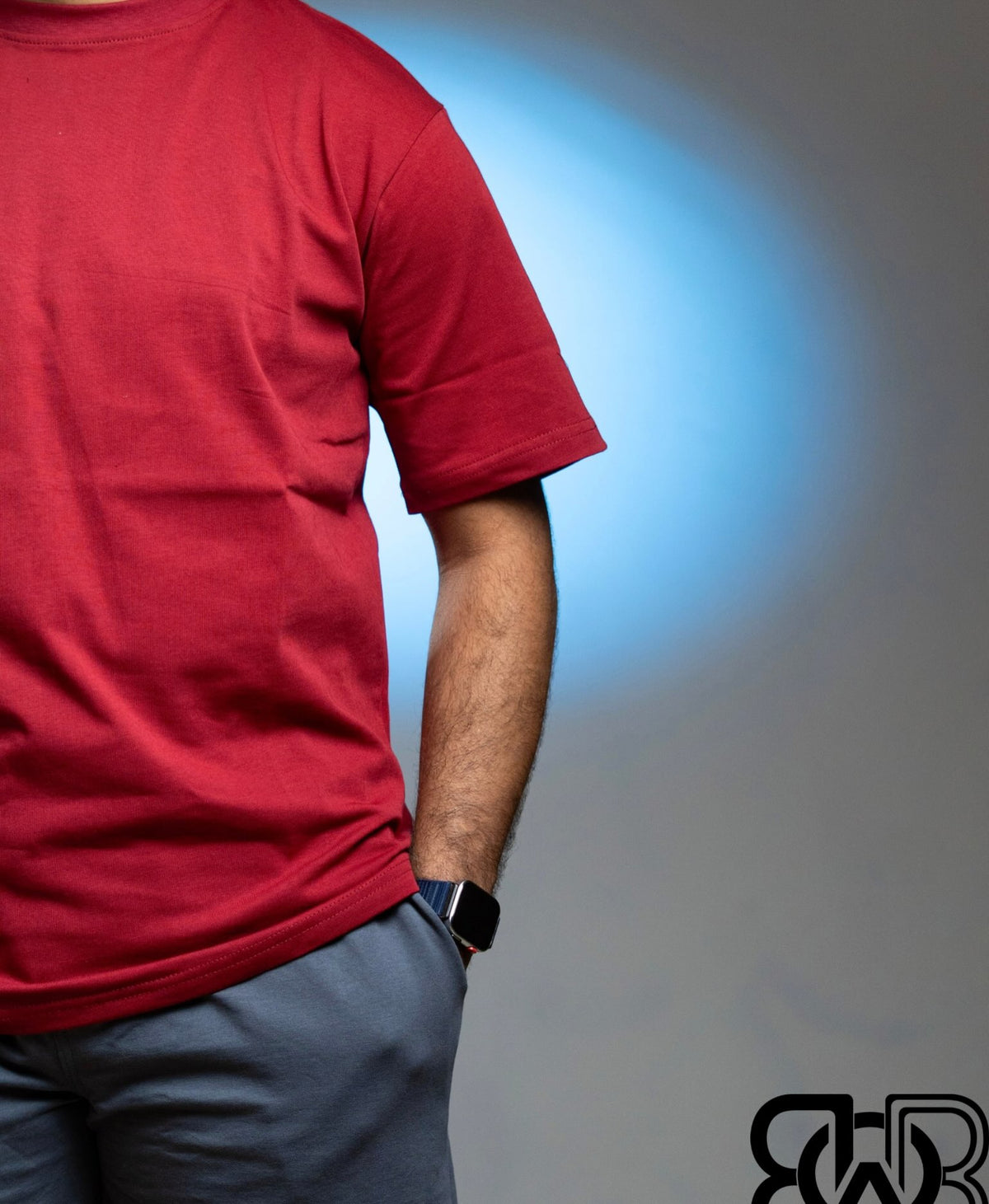Oversized Heavyweight T-Shirt - Crimson Red