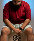 Oversized Heavyweight T-Shirt - Crimson Red