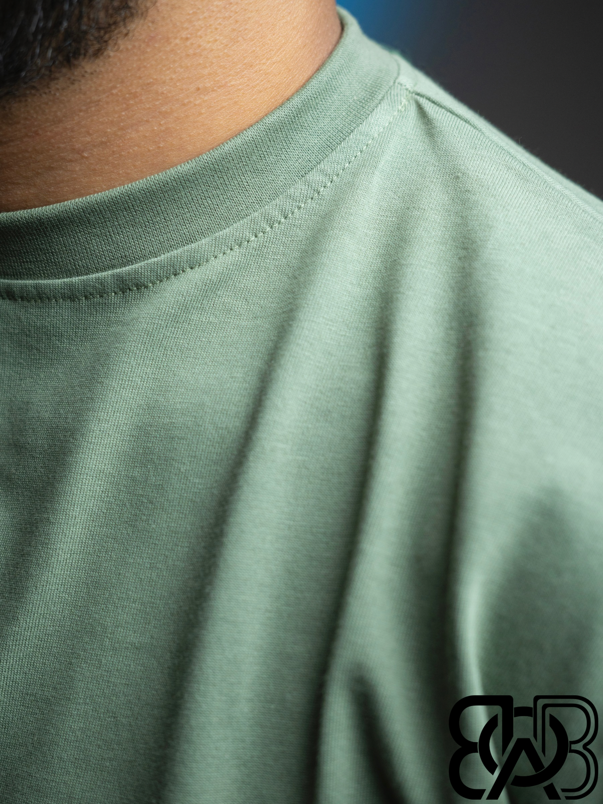 Oversized Heavyweight T-Shirt - Sage Green